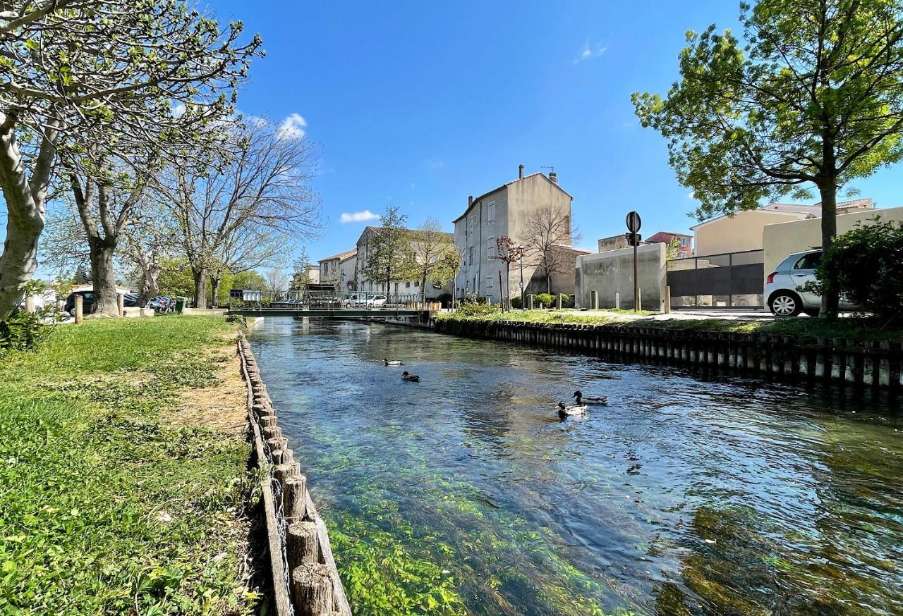 Quai Du Felibre Lägenhet LʼIsle-sur-la-Sorgue Exteriör bild